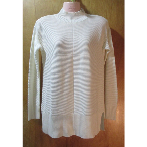 NWT Talbots Womens Size P Knit Sweater Pullover Ivory ($89) - Picture 1 of 9
